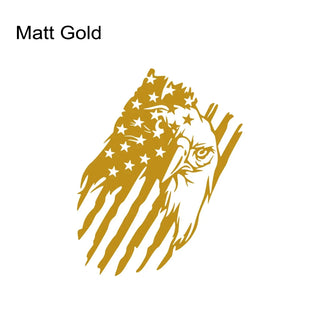 American Bald Eagle Flag Tailgate Decal