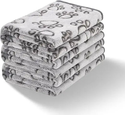 3 Pcs Soft Dog Blankets - 24x16 Inches