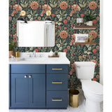 Vintage Floral Peel and Stick Wallpaper