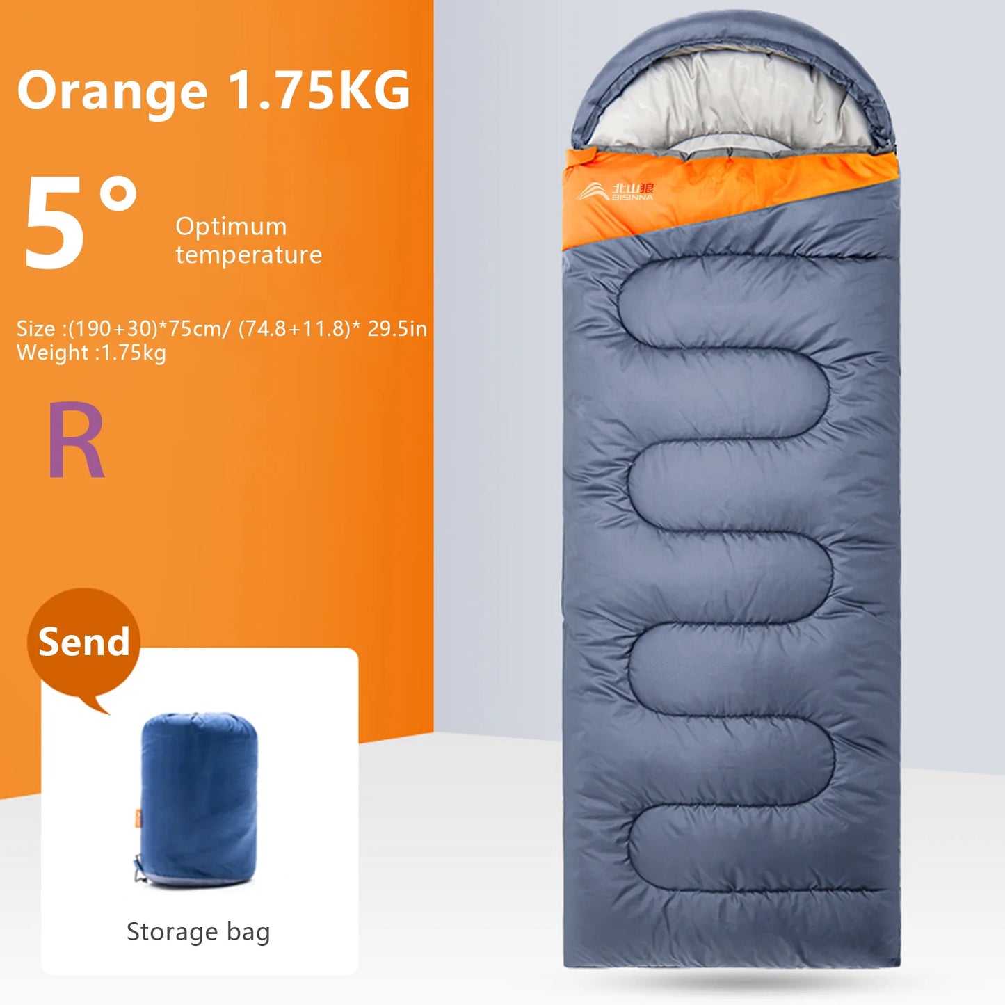 Camp Sleeping Bag Ultralight, Waterproof