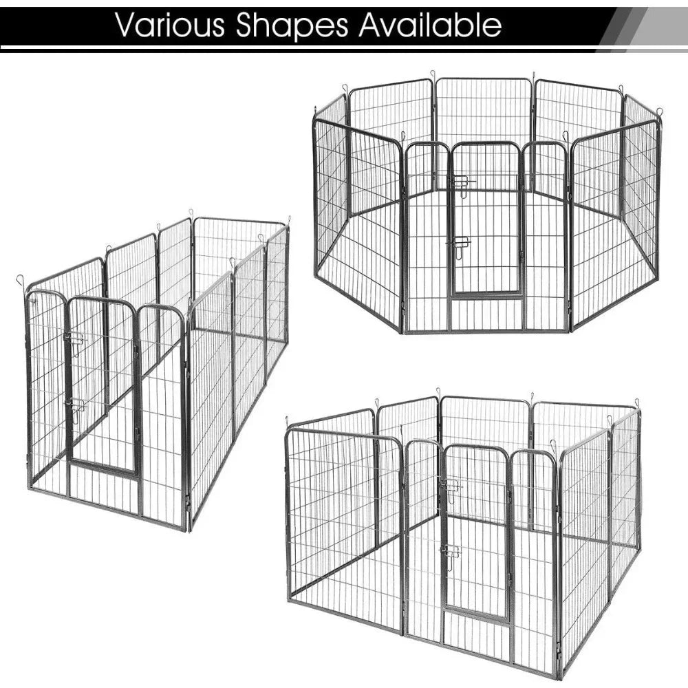 Metal Dog Playpen 40-inch (16 Panels)