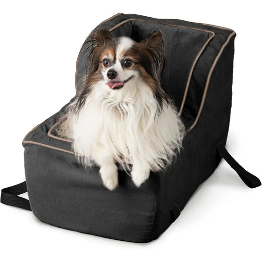 High-Back Center Console Dog Cat Car Seat up to 12 lbs.