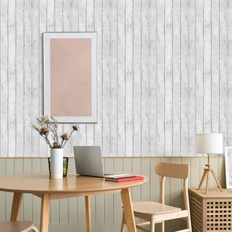 Peel and Stick Shiplap Removable Wallpaper