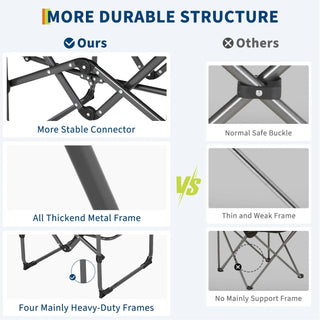 Heavy Duty Oversized Camping Chairs (400lb)