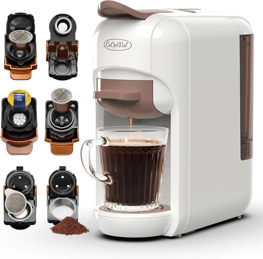 19-Bar Small Espresso Machine & Coffee Machine