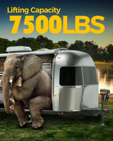 Electric Trailer Jack to 7500LB, Power Tongue Jack