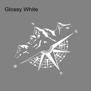 Mountain Compass Vinyl Sticker