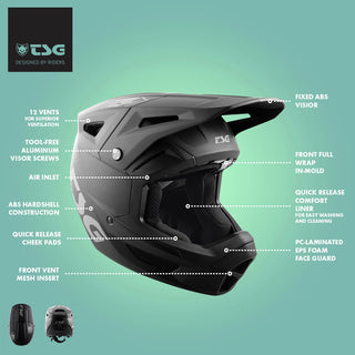 Sentinel Helmet - Full Face Downhill MTB