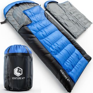 XXL Sleeping Bag for Big & Tall Campers, 90" × 39"