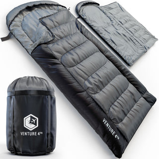 XXL Sleeping Bag for Big & Tall Campers, 90" × 39"