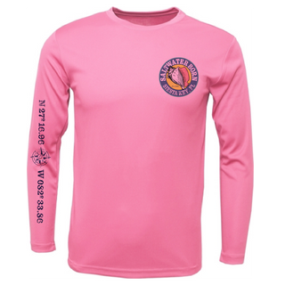 Siesta Key, FL "Surrender The Booty" Men's Long Sleeve UPF 50+ Dry-Fit Shirt