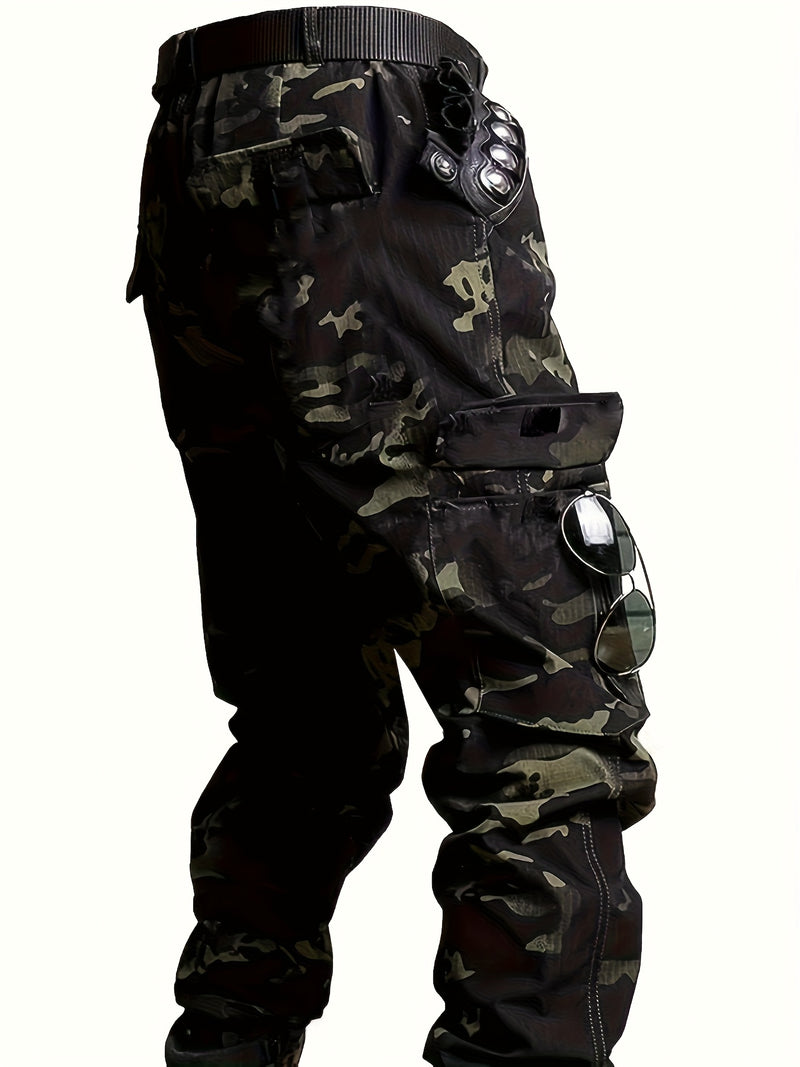 Men's Camouflage Cargo Pants | Multi-Pocket Tactical Workwear