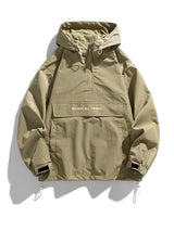 Men's Heavy-Duty Windproof Hooded Jacket