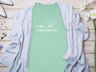 Adventure Awaits Mountains and Sunshine - Long Sleeve Tee
