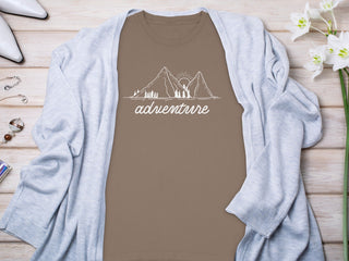 Adventure Awaits Mountains and Sunshine - Long Sleeve Tee