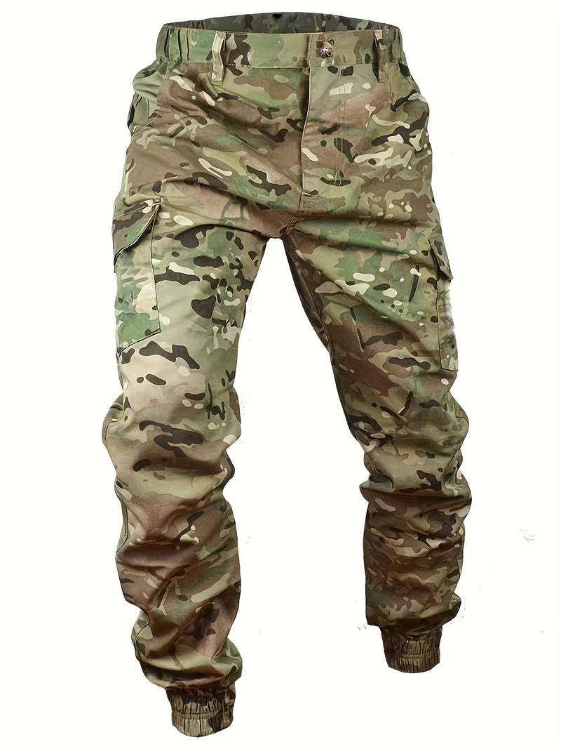 Men's Camouflage Cargo Pants | Multi-Pocket Tactical Workwear