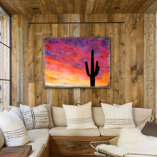 Cactus Art Wooden Wall Art by Nature Wonders - 95241B