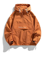 Men's Heavy-Duty Windproof Hooded Jacket