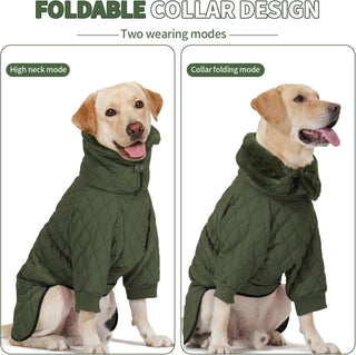 Waterproof Fleece-Lined Dog Snow Jacket, S–3XL