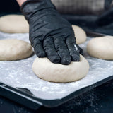 50pcs Black Pure Nitrile Disposable Gloves