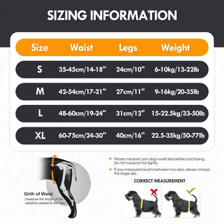 Adjustable Dog Sling for Lift Support