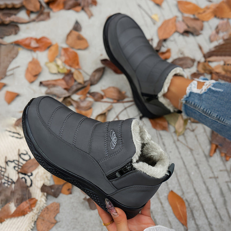 Women's Winter Versatile Plush-Lined Boots