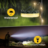 Camping USB Lights String, 4in1 Upgraded Outdoor String Lights