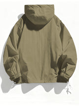 Men's Heavy-Duty Windproof Hooded Jacket