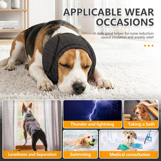 Soft Dog Ear Cover for Loud Noises, Hematoma's and Ears Surgery Recovery