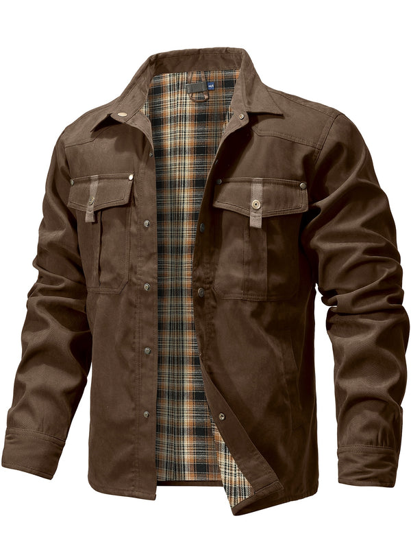Men's Casual Cargo Jacket