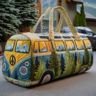 Tote Quilted Embroidery Travel Bag