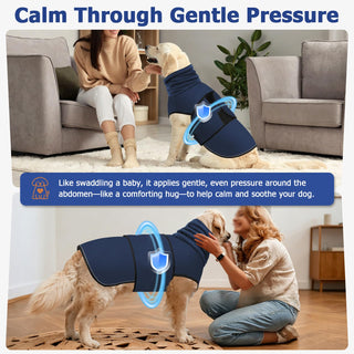 2-in-1 Dog Anxiety/Calming Vest with Hood