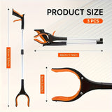 Folding Reach Grabber Tool Set