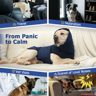2-in-1 Dog Anxiety/Calming Vest with Hood
