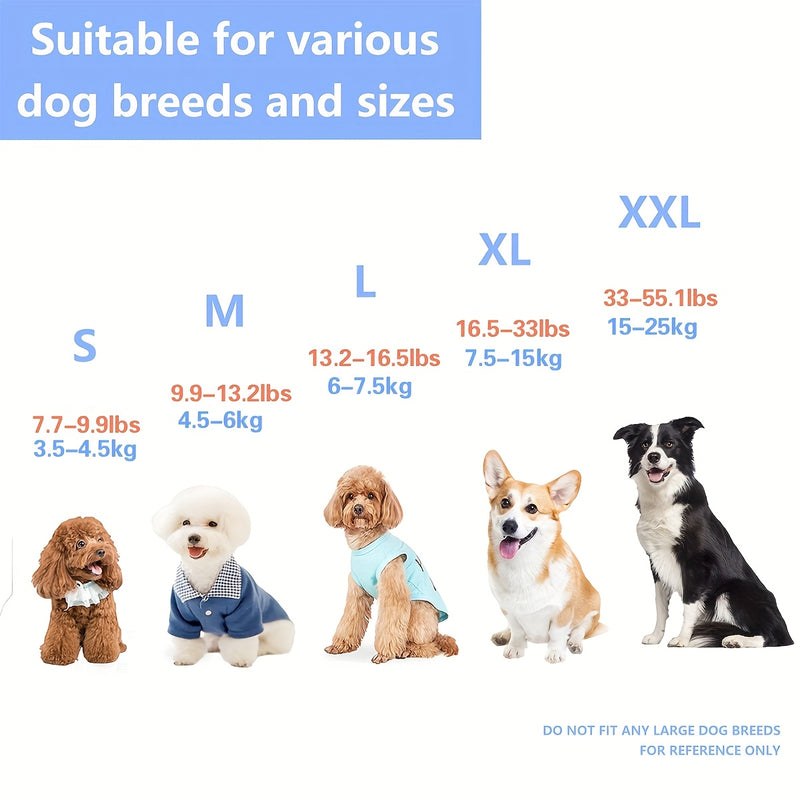 Dog Hoodie Sweatshirt, for Small to Medium Breeds