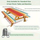 Picnic Waterproof Table Cover with Bench Covers