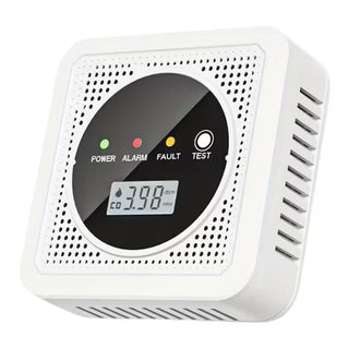 Battery Powered Dual Sensor Smoke & Carbon Monoxide Detector Alarm with LCD Display