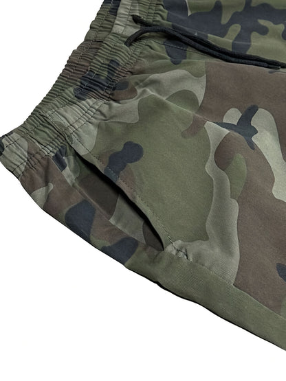 Men's & Women's Lightweight Camouflage Cargo Pants - Casual Joggers