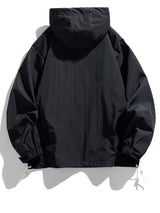 Men's Heavy-Duty Windproof Hooded Jacket