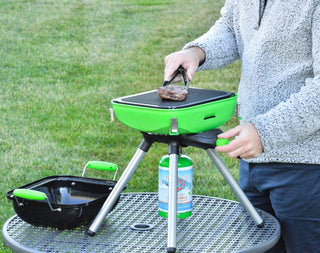 Flame King Multi-Function Portable BBQ Grill Camp Stove