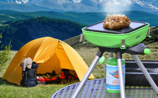 Flame King Multi-Function Portable BBQ Grill Camp Stove