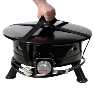 Flame King Outdoor Portable Propane Gas 24" Fire Pit Bowl