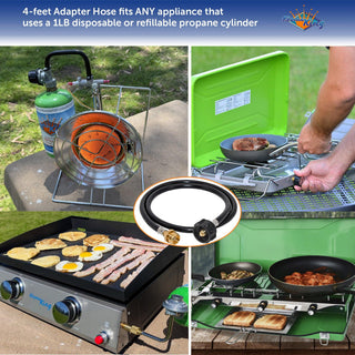 Flame King Propane Gas Hauler Kit 5lb Propane Tank