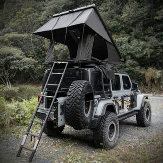 Trailora Altitude Heavy-Duty Hard-Shell Rooftop Tent with Ladder [2-3 Person]