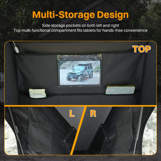 Trailora Altitude Heavy-Duty Hard-Shell Rooftop Tent with Ladder [2-3 Person]