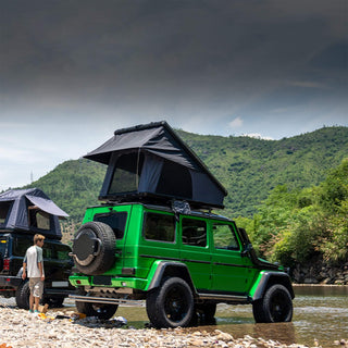 Trailora Altitude Heavy-Duty Hard-Shell Rooftop Tent with Ladder [2-3 Person]