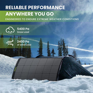 Uirbxiy 100W Flexible Solar Panel – High-Efficiency Monocrystalline Cells