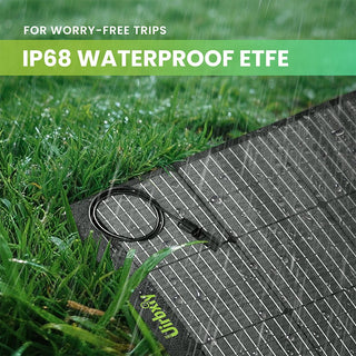 Uirbxiy 100W Flexible Solar Panel – High-Efficiency Monocrystalline Cells