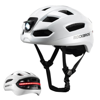 Smart Bike Helmet with Remote-Controlled Warning Lights
