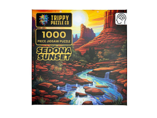Sedona Sunset 1000 Piece Jigsaw Puzzle